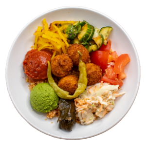 falafeli kauss pealt